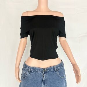 Jones New York Black Cowl Neck Top